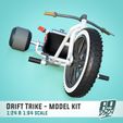 5.jpg Drift Trike - fat tire 1:24 & 1:64 scale model set