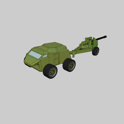 Vab-Canon.png Free STL file Vab with towed anti-tank gun・3D printing model to download