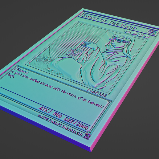 spirit of the harp - yugioh STL File for Cults
