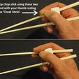 use_display_large.jpg 'Cheat Sticks' - The easy way to keep your Chop Sticks under control!