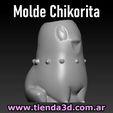chikorita-1.jpg Chikorita Pot Mold