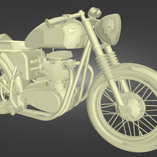 STL file 1969 BSA A-65 Cafe Racer 🏍️ ・3D print design to download・Cults