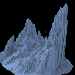 untitled.3272.png Fichier OBJ Passerelle Fantasy Cliffs 2・Modèle pour imprimante 3D à télécharger