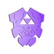 Shield Front.stl Hylian Shield Nintendo Switch Cartridge Case