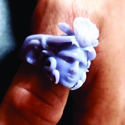 medusa.jpg STL-Datei MEDUSA RING・3D-Drucker-Vorlage zum herunterladen