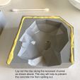 03.jpg Mold for Concrete Low Poly Head