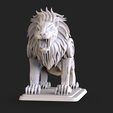 Scifilion.1286.jpg Science Fiction Lion Statue