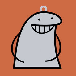 Flork_smile_keychain.png Flork Key Chain
