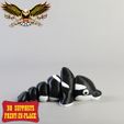 2.jpg FLEXI BABY ORCA / KILLER WHALE |  PRINT-IN-PLACE | NO-SUPPORT