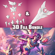 KaisaSG10.png Fichier 3D Star Guardian Kai'sa League of Legends Prop + Accessoires Fichiers STL・Plan pour impression 3D à télécharger
