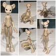 il_1588xN.4932498495_iscp.webp [Ball Jointed Doll] Runway Rodent BJD - (For FDM and SLA Printing)
