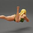 Girl-0004.jpg Beach Volleyball Girl in Bikini Returns a Ball in a Jump 3D Print Model