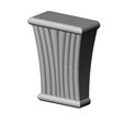 Ribbed-Curved-corbel-bracket-220x150-08.jpg Modern ribbed tapered corbel bracket 3D print model