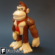 Image-5.png Flexi Donkey Kong, Articulated fidget figure, 3mf included