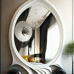مراة-ذكاء-اصطناعي1.jpg OBJ file mirror・3D print object to download