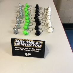 IMG_2932[1.JPG Free STL file Star Wars Keychains!・3D print object to download