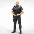 P1.2.jpg N1 American Police Officer Miniature Updated Pose 3D print model