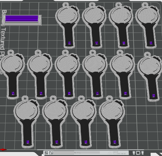 Chaveiro Army Bomb BTS