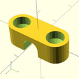 clip_3.png Cable guide / clip (customizable) for 3D printer / CNC mill, OpenScad