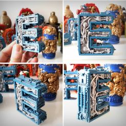 Lettre_E_Vignette_01.jpg STL file Alphabet Letter E Steampunk・3D print design to download