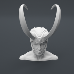 LokiHelmet_Main-Camera.png STL-Datei Loki-Helm kostenlos・3D-druckbares Modell zum herunterladen
