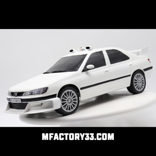🚗 RC car Peugeot 406 from TAXI 2 (2000)・ STL File for 3D