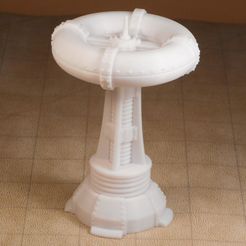 Tesla-Tower-Thumnail.jpg Descargue el archivo STL gratuito Torre de bobinas Tesla Steampunk en miniatura • Objeto para impresión 3D, Mechatronist