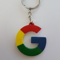 20181226_101227.jpg Fichier STL gratuit Porte clé google・Modèle à télécharger et à imprimer en 3D