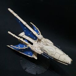 20210830_192653.jpg STL file Eldar Wyrm Battleship Mk. 1a (Supported)・3D print design to download