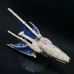 20210830_192653.jpg Eldar Wyrm Battleship Mk. 1a (Supported)