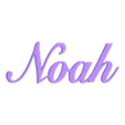 letra Noah-2.stl Letra N decoración Noah