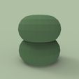 3.1670.jpg Modern Double Sphere Flower Vase