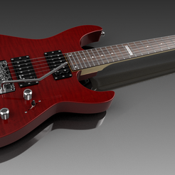 Render-2.png Fichier OBJ LTD M100FM Guitare électrique・Modèle à télécharger et à imprimer en 3D, NsIndustrialWorks