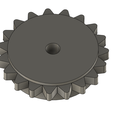 12-10-_2023_15-05-25.png 3d printed chain gears for the Tamiya CB750F (16020)  bigscale in 1to6 to fit the real link chain from tamiya (12674)