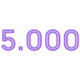5.000.stl YouTube Subscribers '5.000'