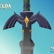 Folie21.jpg Master Sword - Zelda Tears of the Kingdom - Decayed and Fused - Life Size