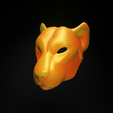 3a.png Animal Panther Face Mask - Animal Cosplay Helmet