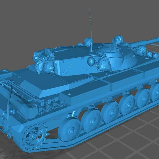 🪖 T-100 LT light tank・ STL File for ・Cults