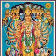 CLRhindu-god-print-of-shree-maha-sati-anusuya-rare-vintage-old-print-size-34cm-x-24cm-sp561-408756-1.jpg Viratswarup - The Universal Form of Vishnu [Easy to Print Filament Painting]