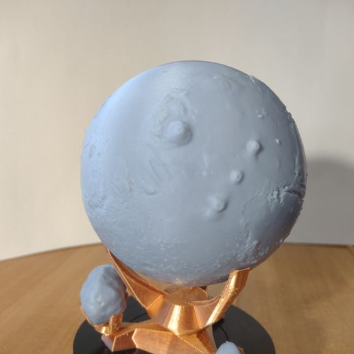 Mars 3D globe, high poly 3D model