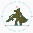 Canid Rifle Case.png Canid With Rifle And Case Meeple
