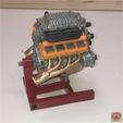 Hellcat_1.jpg STL file DODGE SRT HELLCAT - ENGINE・3D printing template to download