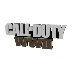 12.png Файл STL 3D МНОГОЦВЕТНЫЙ ЛОГОТИП/ЗНАК - CALL OF DUTY: WWII・3D модель для печати скачать