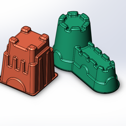 1.png STL-Datei sand bucket kids kostenlos・3D-Drucker-Modell zum herunterladen