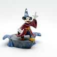 Mickey_Fantasia-front.jpg Free STL file Sorcerer's Apprentice Mickey from Fantasia・3D print object to download