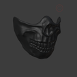 side3.png Forever Purge Movie 2021 Scull Mask - STL File. 3 versions - 2 normal and low-poly