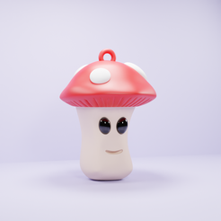 Mushroom-Keychain.png Smiling Mushroom