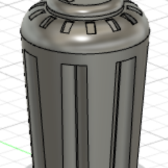 1_18-Poubelle-a-ordure-interieur.png Fichier STL 1/18 Poubelle interieur / Indoor trash can diecast・Plan à imprimer en 3D à télécharger