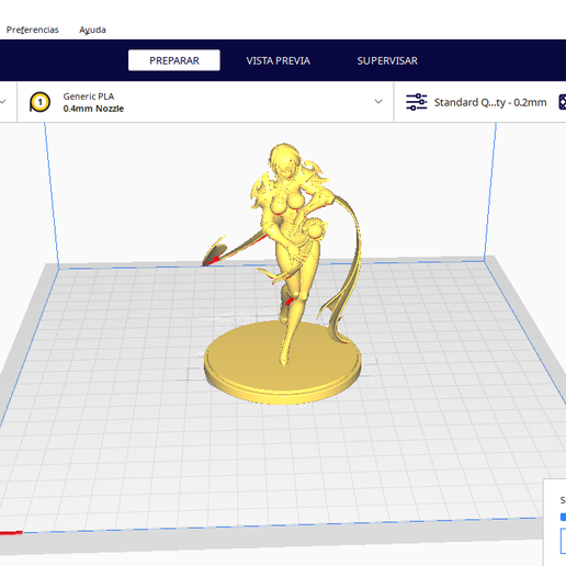 CE3PRO_merlin-UltiMaker-Cura-8_10_2025-12_08_45.png 3D Figure of Merlin - The 7 Deadly Sins - Nanatsu no Taizai