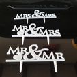 20190221_171954.jpg cake decoration "mr & mrs" , "mr & mr" and "mrs & mrs" and couples